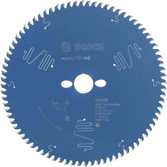 Bosch list kružne testere Expert for Wood 260 x 30 x 2,8 mm, 80 - 2608644091 List kružne testere za drvo BOSCH Madras doo Beograd