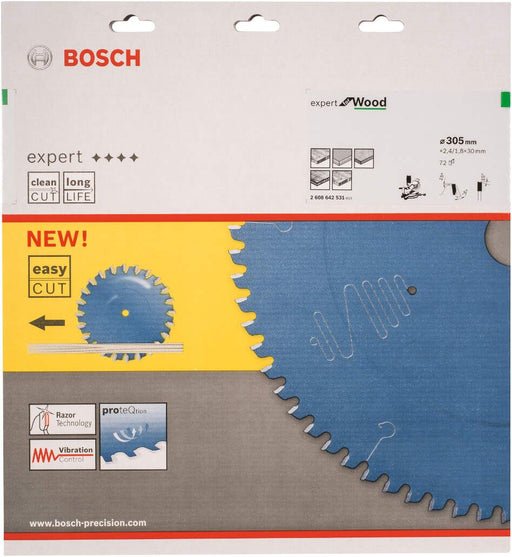 Bosch list kružne testere Expert for Wood 305 x 30 x 2,4 mm, 72 - 2608642531 List kružne testere za drvo BOSCH BOSCH-2608642531 Madras doo Beograd