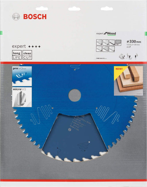 Bosch list kružne testere Expert for Wood 330 x 30 x 3,5 mm, 40 - 2608644071 List kružne testere za drvo BOSCH Madras doo Beograd