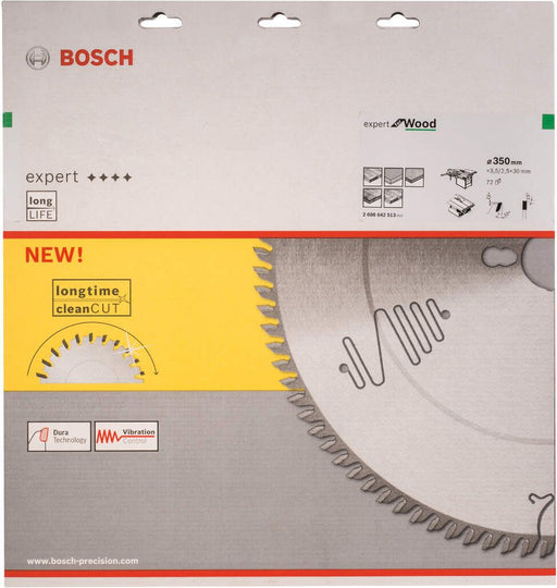 Bosch list kružne testere Expert for Wood 350 x 30 x 3,5 mm, 72 - 2608642513 List kružne testere za drvo BOSCH BOSCH-2608642513 Madras doo Beograd