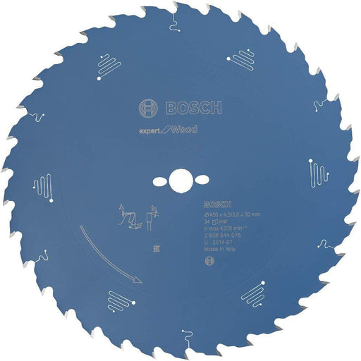 Bosch list kružne testere Expert for Wood 450 x 30 x 4,5 mm, 34 - 2608644078 List kružne testere za drvo BOSCH Madras doo Beograd
