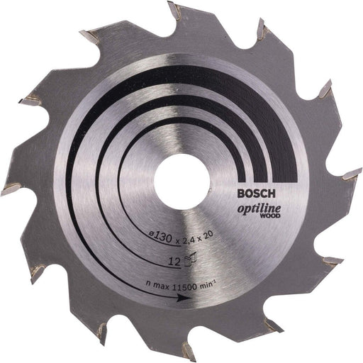 Bosch list kružne testere Optiline Wood 130 x 20/16 x 2,4 mm, 12 - 2608641167 List kružne testere za drvo BOSCH BOSCH-2608641167 Madras doo Beograd