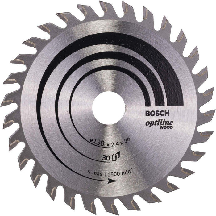 Bosch list kružne testere Optiline Wood 130 x 20/16 x 2,4 mm, 30 - 2608640583 List kružne testere za drvo BOSCH BOSCH-2608640583 Madras doo Beograd