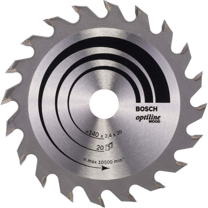 Bosch list kružne testere Optiline Wood 140 x 20/12,7 x 2,4 mm, 20 - 2608640586 List kružne testere za drvo BOSCH Madras doo Beograd