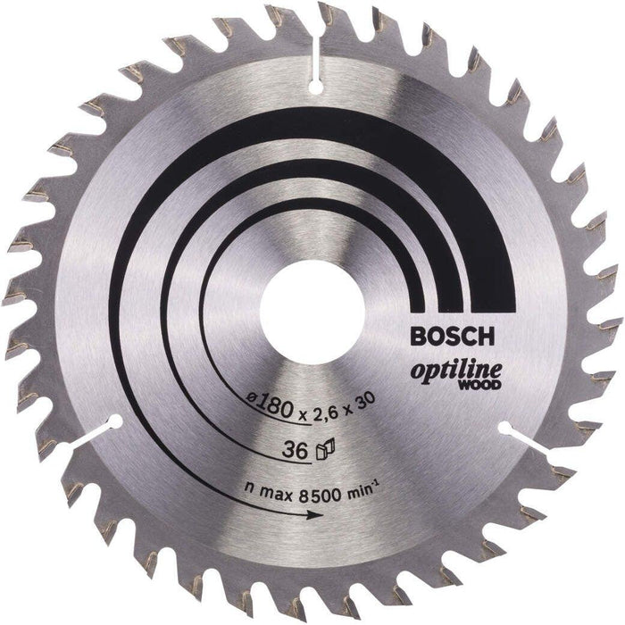 Bosch list kružne testere Optiline Wood 180 x 30/20 x 2,6 mm, 36 - 2608640609 List kružne testere za drvo BOSCH BOSCH-2608640609 Madras doo Beograd