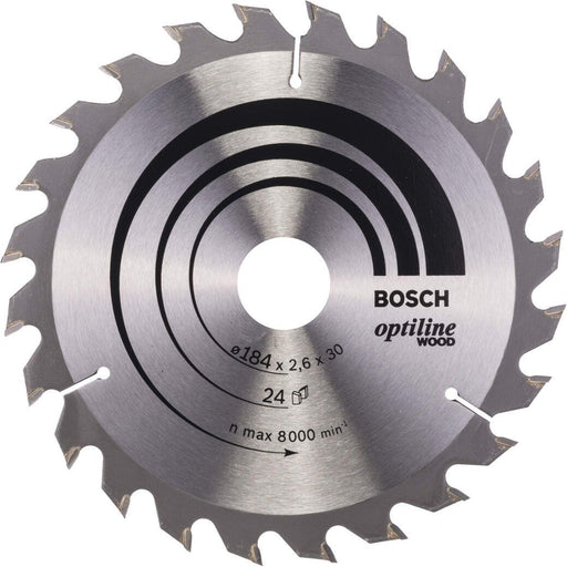 Bosch list kružne testere Optiline Wood 184 x 30 x 2,6 mm, 24 - 2608640610 List kružne testere za drvo BOSCH Madras doo Beograd