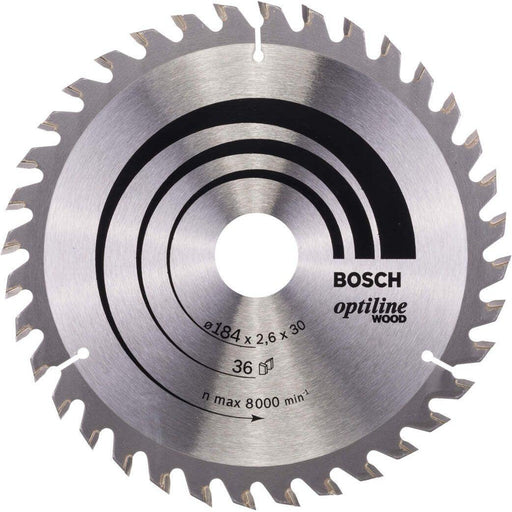 Bosch list kružne testere Optiline Wood 184 x 30 x 2,6 mm, 36 - 2608640611 List kružne testere za drvo BOSCH Madras doo Beograd