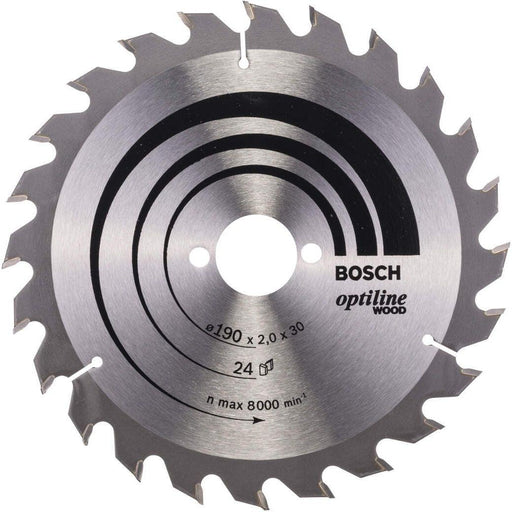 Bosch list kružne testere Optiline Wood 190 x 30 x 2,0 mm, 24 - 2608641185 List kružne testere za drvo BOSCH BOSCH-2608641185 Madras doo Beograd