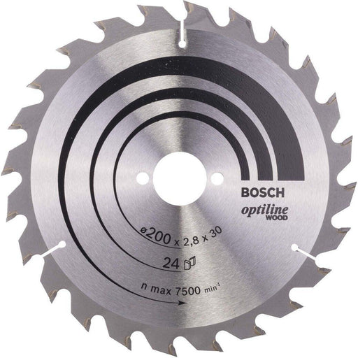 Bosch list kružne testere Optiline Wood 200 x 30 x 2,8 mm, 24 - 2608640618 List kružne testere za drvo BOSCH Madras doo Beograd