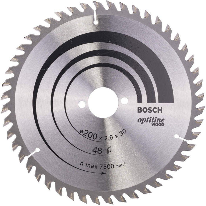 Bosch list kružne testere Optiline Wood 200 x 30 x 2,8 mm, 48 - 2608640620 List kružne testere za drvo BOSCH Madras doo Beograd