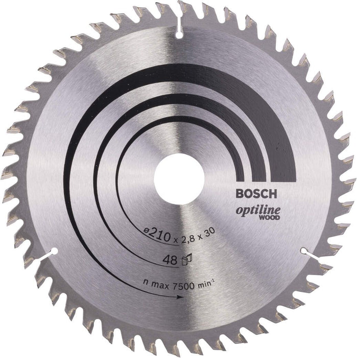 Bosch list kružne testere Optiline Wood 210 x 30 x 2,8 mm, 48 - 2608640623 List kružne testere za drvo BOSCH Madras doo Beograd