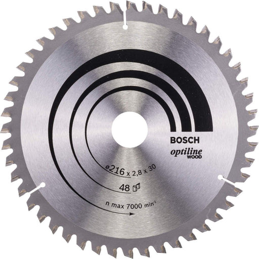 Bosch list kružne testere Optiline Wood 216 x 30 x 2,8 mm, 48 - 2608640641 List kružne testere za drvo BOSCH Madras doo Beograd
