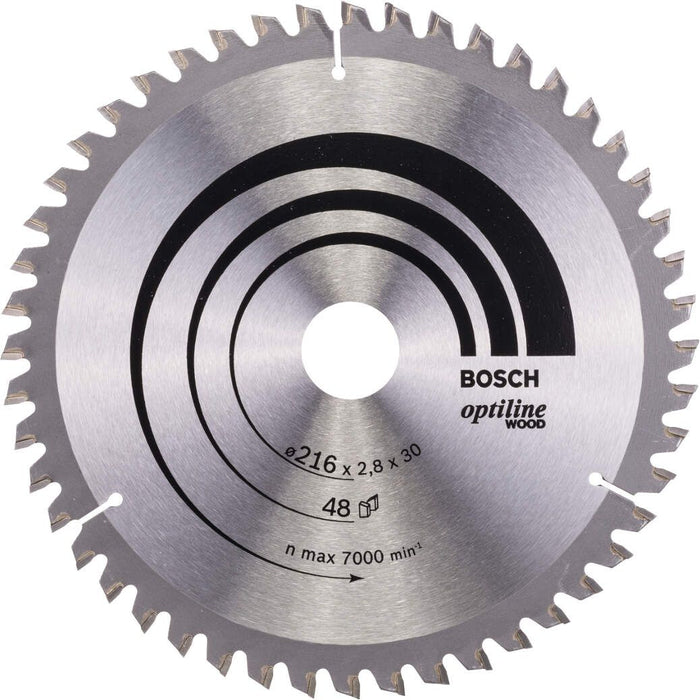 Bosch list kružne testere Optiline Wood 216 x 30 x 2,8 mm, 48 - 2608640641 List kružne testere za drvo BOSCH Madras doo Beograd