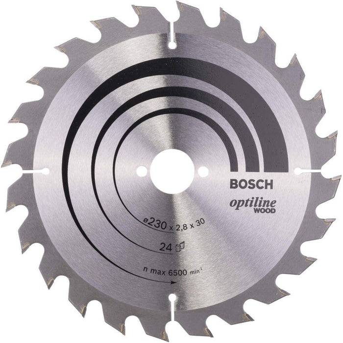 Bosch list kružne testere Optiline Wood 230 x 30 x 2,8 mm, 24 - 2608640627 List kružne testere za drvo BOSCH Madras doo Beograd