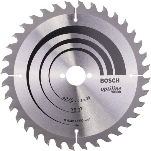 Bosch list kružne testere Optiline Wood 230 x 30 x 2,8 mm, 36 - 2608640628 List kružne testere za drvo BOSCH Madras doo Beograd
