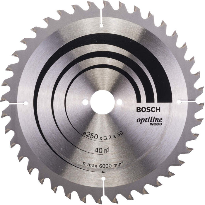Bosch list kružne testere Optiline Wood 250 x 30 x 3,2 mm, 40 - 2608640670 List kružne testere za drvo BOSCH Madras doo Beograd