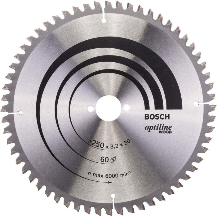 Bosch list kružne testere Optiline Wood 250 x 30 x 3,2 mm, 60 - 2608640644 List kružne testere za drvo BOSCH Madras doo Beograd