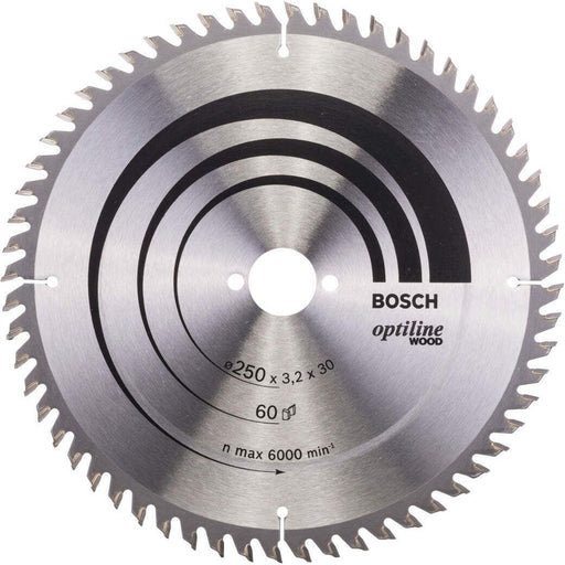 Bosch list kružne testere Optiline Wood 250 x 30 x 3,2 mm, 60 - 2608640665 List kružne testere za drvo BOSCH BOSCH-2608640665 Madras doo Beograd