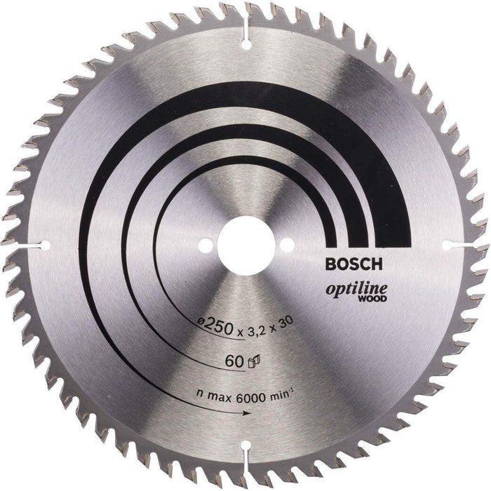 Bosch list kružne testere Optiline Wood 250 x 30 x 3,2 mm, 60 - 2608640729 List kružne testere za drvo BOSCH BOSCH-2608640729 Madras doo Beograd