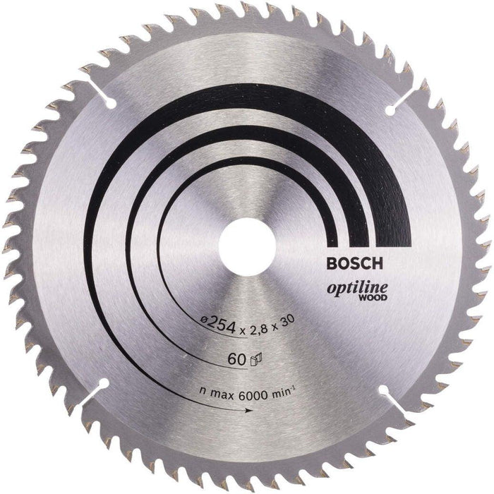 Bosch list kružne testere Optiline Wood 254 x 30 x 2,8 mm, 60 - 2608640444 List kružne testere za drvo BOSCH BOSCH-2608640444 Madras doo Beograd