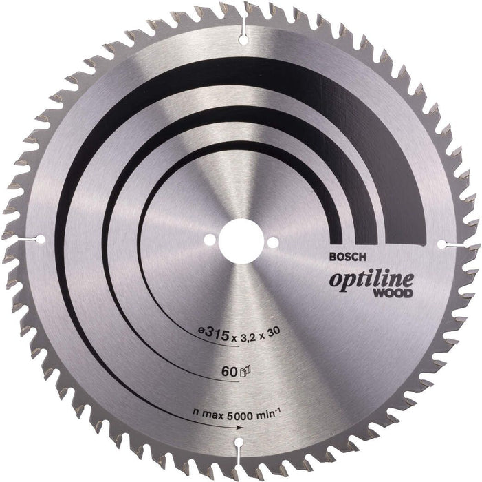 Bosch list kružne testere Optiline Wood 315 x 30 x 3,2 mm, 60 - 2608640651 List kružne testere za drvo BOSCH Madras doo Beograd