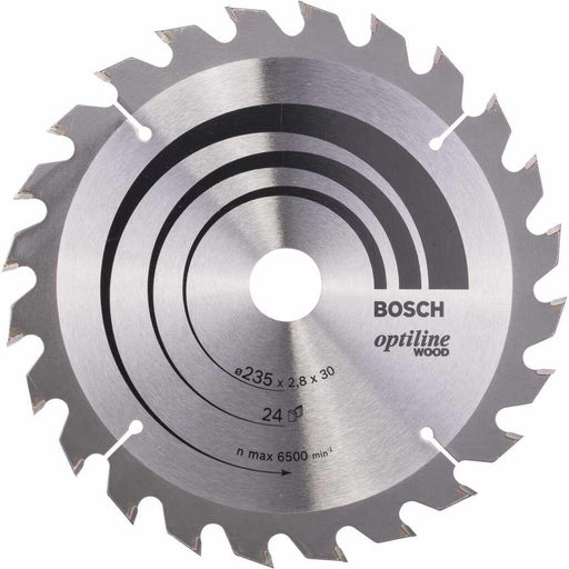 Bosch list kružne testere Optiline Wood Fi 235 x 30/25 x 2,8 mm, 24 zuba (2608640725) List kružne testere za drvo BOSCH BOSCH-2608640725 Madras doo Beograd