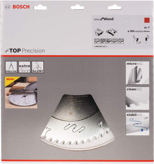 Bosch list kružne testere Top Precision Best for Wood 300 x 30 x 3,2 mm, 60 - 2608642115 List kružne testere za drvo BOSCH BOSCH-2608642115 Madras doo Beograd