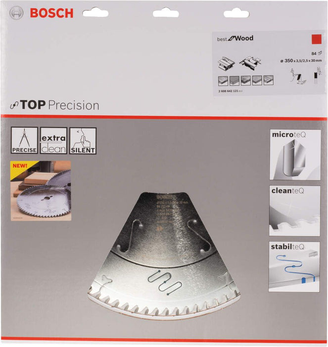 Bosch list kružne testere Top Precision Best for Wood 350 x 30 x 3,5 mm, 84 - 2608642121 List kružne testere za drvo BOSCH BOSCH-2608642121 Madras doo Beograd