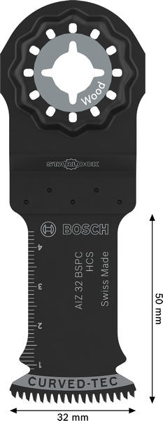 BOSCH List testere za sečenje drveta AIZ 32 BSPC, Starlock, 32×50 mm - List testere za uranjanje RB - 1ER AIZ 3 (2608669243) Madras doo Beograd Madras doo Beograd