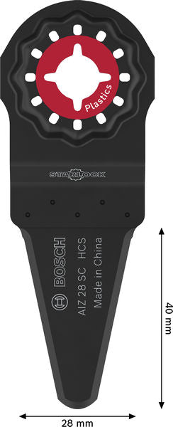 BOSCH List testere za sečenje plastike AIZ 28 SC, Starlock, 28×40 mm - Sekač fugni RB - 1ER AIZ 28 SC (2608669272) Madras doo Beograd Madras doo Beograd