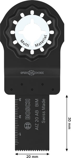 BOSCH List testere za sečenje raznih materijala AIZ 20 AB, Starlock, 20×30 mm - List testere za uranjanje RB - 1ER AIZ 2 (2608669251) Madras doo Beograd Madras doo Beograd