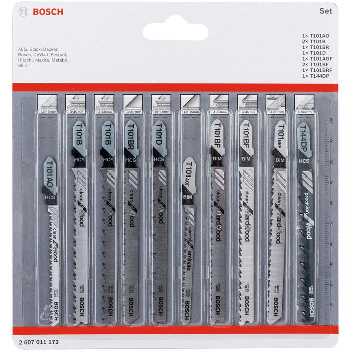 Bosch list ubodne testere set 10 komada Clean Precision - 2607011172 List ubodne testere BOSCH Madras doo Beograd