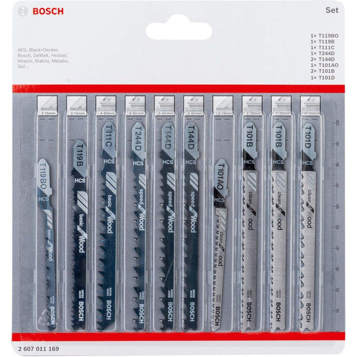 Bosch list ubodne testere set 10 komada Wood - 2607011169 List ubodne testere BOSCH Madras doo Beograd