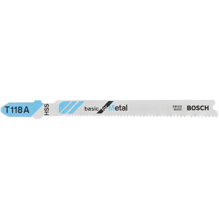 Bosch list ubodne testere T 118 A Basic for Metal - pakovanje 5 komada - 2608631013 List ubodne testere BOSCH BOSCH-2608631013 Madras doo Beograd