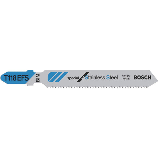 Bosch list ubodne testere T 118 EFS Basic for Inox - pakovanje 3 komada - 2608636499 List ubodne testere BOSCH BOSCH-2608636499 Madras doo Beograd