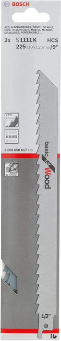 Bosch list univerzalne testere S 1111 K Basic for Wood - pakovanje 5 komada - 2608650678 List univerzalne testere BOSCH BOSCH-2608650678 Madras doo Beograd