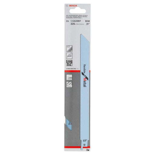 Bosch list univerzalne testere S 1122 EF Flexible for Metal - pakovanje 2 komada - 2608656042 List univerzalne testere BOSCH BOSCH-2608656042 Madras doo Beograd