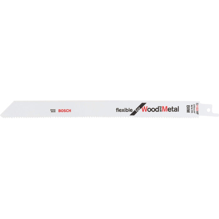 Bosch list univerzalne testere S 1122 VF Flexible for Wood and Metal - pakovanje 25 komada - 2608657559 List univerzalne testere BOSCH BOSCH-2608657559 Madras doo Beograd