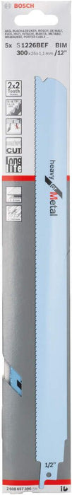 Bosch list univerzalne testere S 1226 BEF Heavy for Metal - pakovanje od 5 komada - 2608657396 List univerzalne testere BOSCH BOSCH-2608657396 Madras doo Beograd