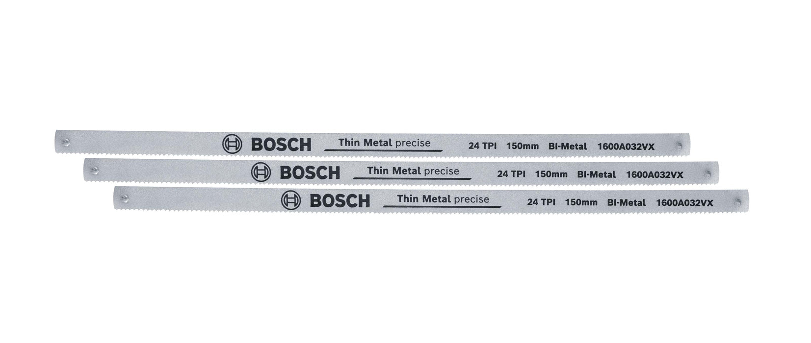 BOSCH Listovi za bonsek od 150 mm 24 TPI 3 komada - List testere Hacksaw Blades 150mm 24TPI (1600A032UL) Madras doo Beograd Madras doo Beograd