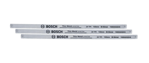 BOSCH Listovi za bonsek od 150 mm 24 TPI 3 komada - List testere Hacksaw Blades 150mm 24TPI (1600A032UL) Madras doo Beograd Madras doo Beograd
