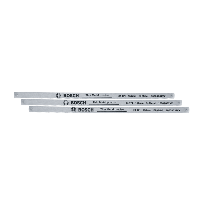BOSCH Listovi za bonsek od 150 mm 24 TPI 3 komada - List testere Hacksaw Blades 150mm 24TPI (1600A032UL) Madras doo Beograd Madras doo Beograd