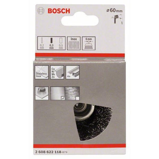 Bosch lončasta četka 60 mm, 0,3 mm - 2608622118 Lončasta četka BOSCH BOSCH-2608622118 Madras doo Beograd