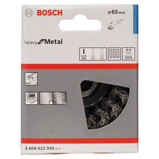 Bosch lončasta četka 65 mm, 0,35 mm, M14 - 2608622099 Lončasta četka BOSCH BOSCH-2608622099 Madras doo Beograd