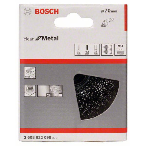 Bosch lončasta četka 75 mm, 0,3 mm, M14 - 2608622098 Lončasta četka BOSCH BOSCH-2608622098 Madras doo Beograd