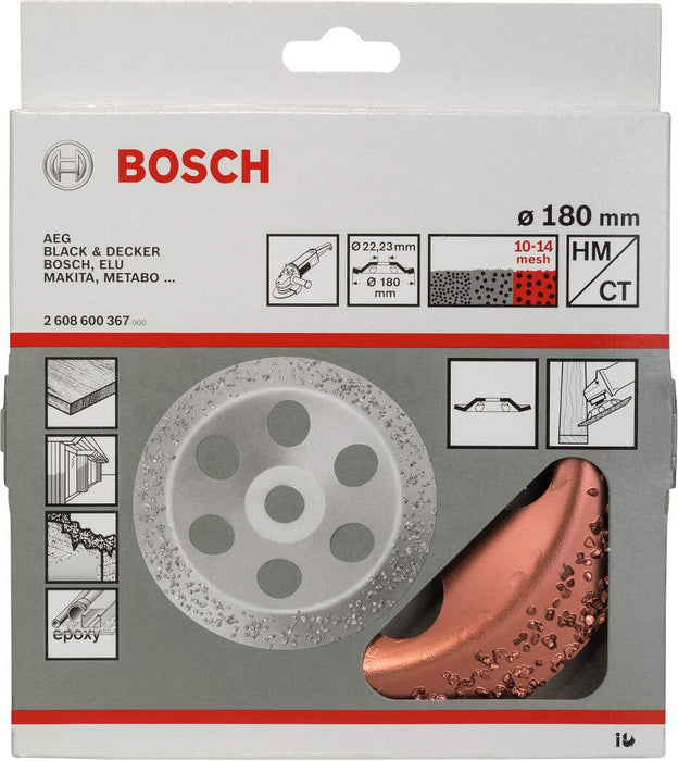 Bosch lončasta ploča sa tvrdim metalom 180 x 22,23 mm; grubo, koso - 2608600367 Lončasta ploča BOSCH BOSCH-2608600367 Madras doo Beograd