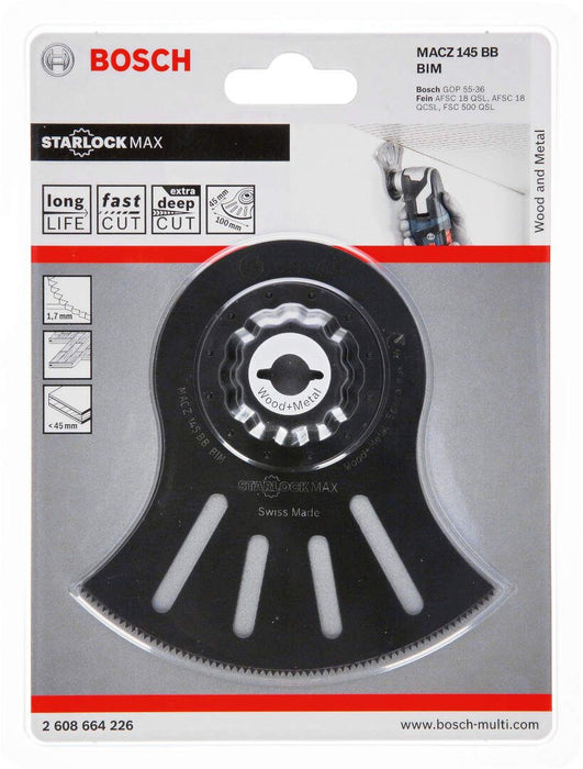 Bosch MACZ 145 BB segmentni list testere 145 mm - pakovanje 1 komad - 2608664226 Segmentni list za testeru BOSCH Madras doo Beograd