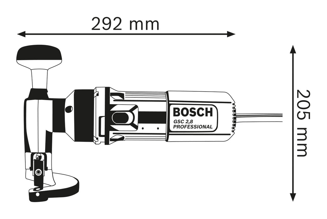 BOSCH Makaze za lim GSC 2,8 (0601506103) Makaze za lim BOSCH Madras doo Beograd