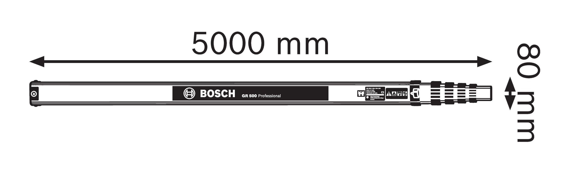 Bosch merna letva GR 500 (0601094300) Merna letva BOSCH BOSCH-0601094300 Madras doo Beograd