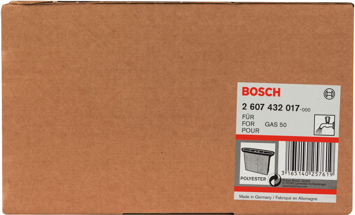 Bosch naborani filter od poliestera 8600 cm², 257 x 69 x 187 mm - 2607432017 Naborani filter BOSCH Madras doo Beograd